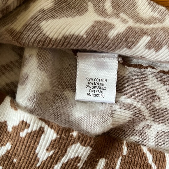 Merona Brown Patterned Cardigan - Picture 5 of 6